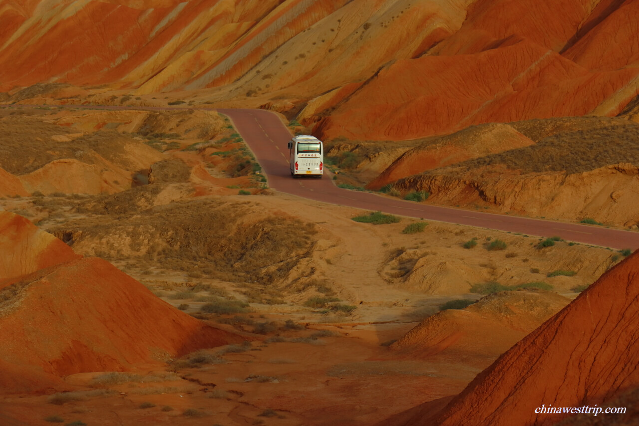 the Rainbow Mountain of Zhangye