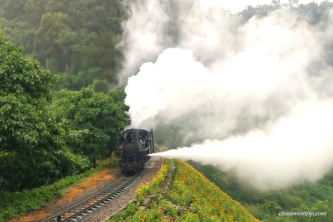 Jiayang Steam Train